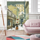 Street in Quebec 1912 by Steven Lamb on GIANT ART - grey everyday life