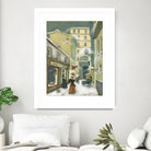 Street in Quebec 1912 by Steven Lamb on GIANT ART - beige architecture artiste québécois