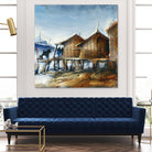 Drapeau rouge by Roland Palmaerts on GIANT ART - brown nautical