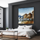 Drapeau rouge by Roland Palmaerts on GIANT ART - brown nautical