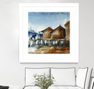 Drapeau rouge by Roland Palmaerts on GIANT ART - brown nautical