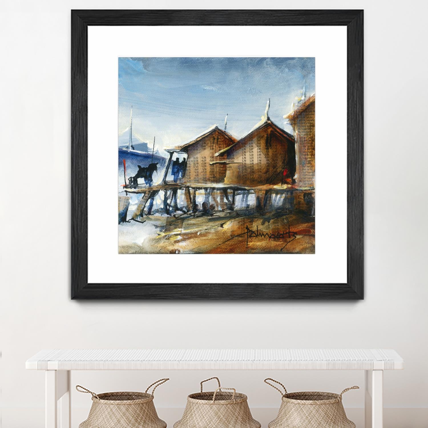 Drapeau rouge by Roland Palmaerts on GIANT ART - brown nautical