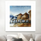 Drapeau rouge by Roland Palmaerts on GIANT ART - brown nautical