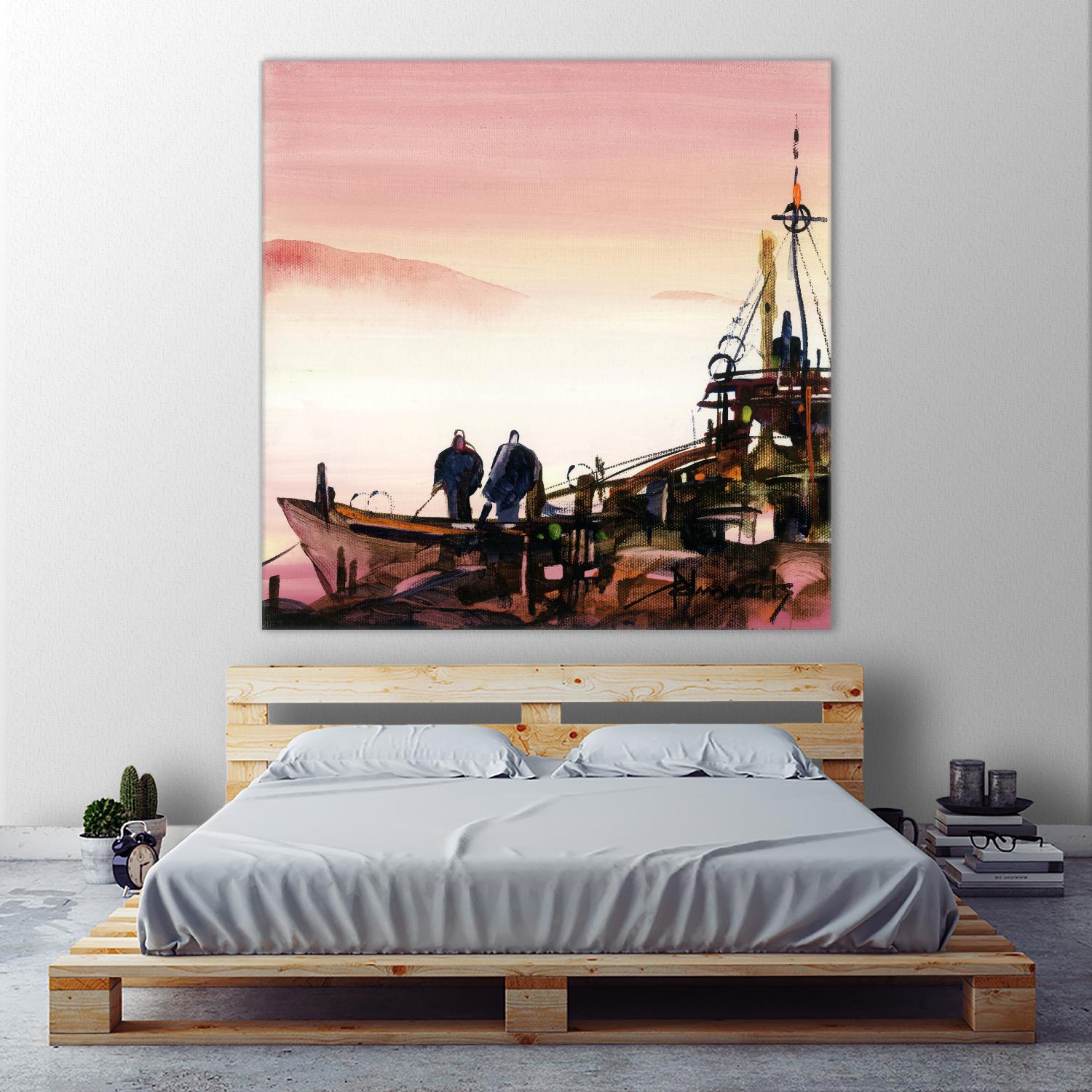 L'espoir by Roland Palmaerts on GIANT ART - brown nautical