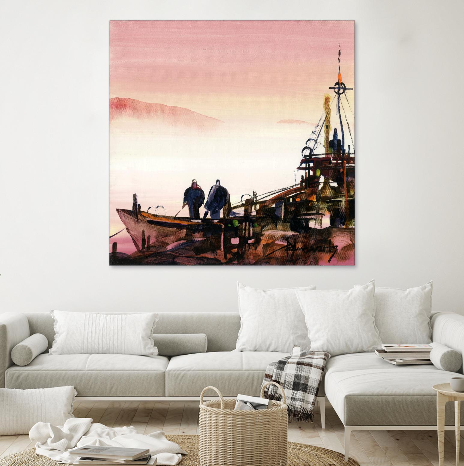 L'espoir by Roland Palmaerts on GIANT ART - brown nautical