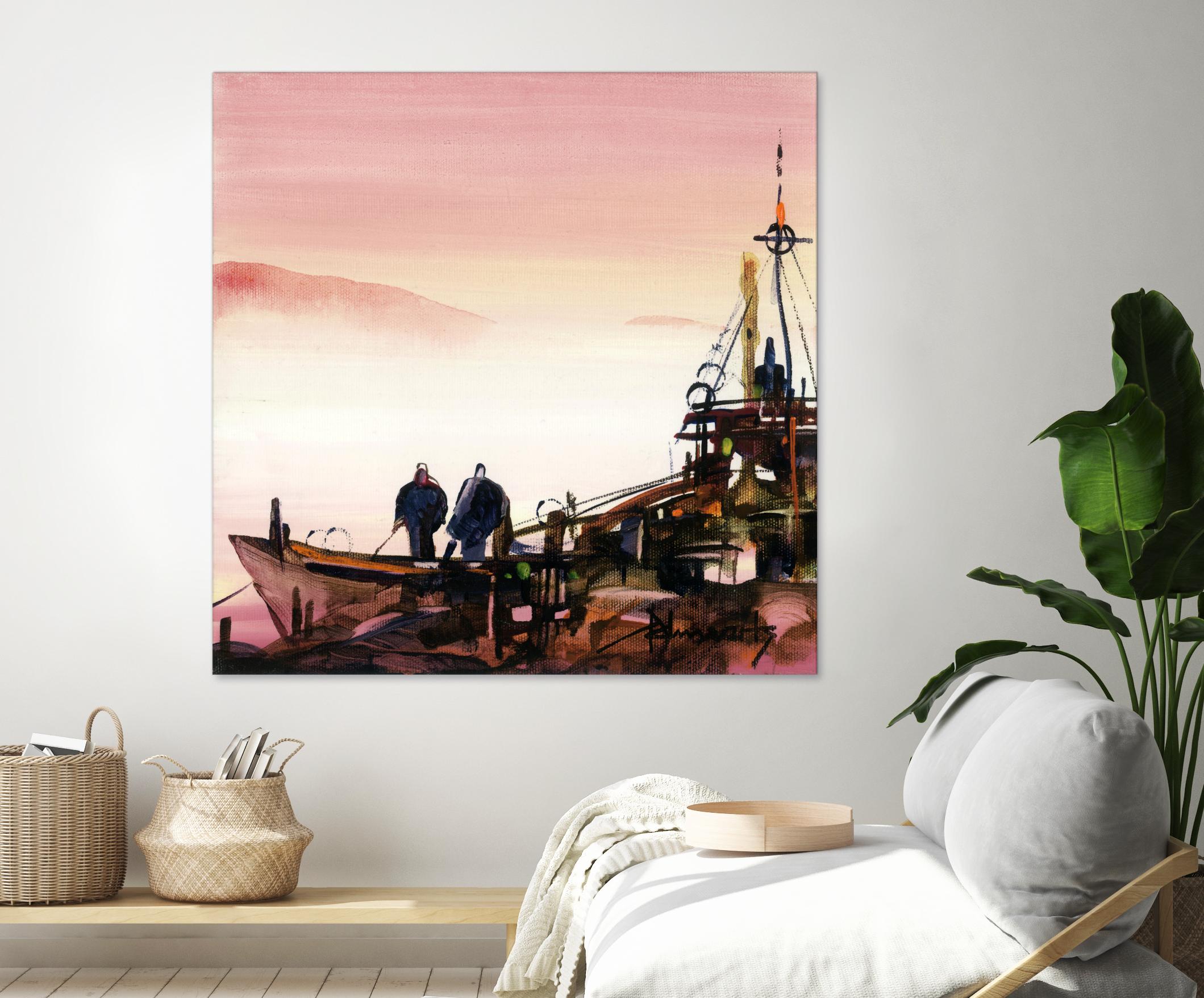 L'espoir by Roland Palmaerts on GIANT ART - brown nautical