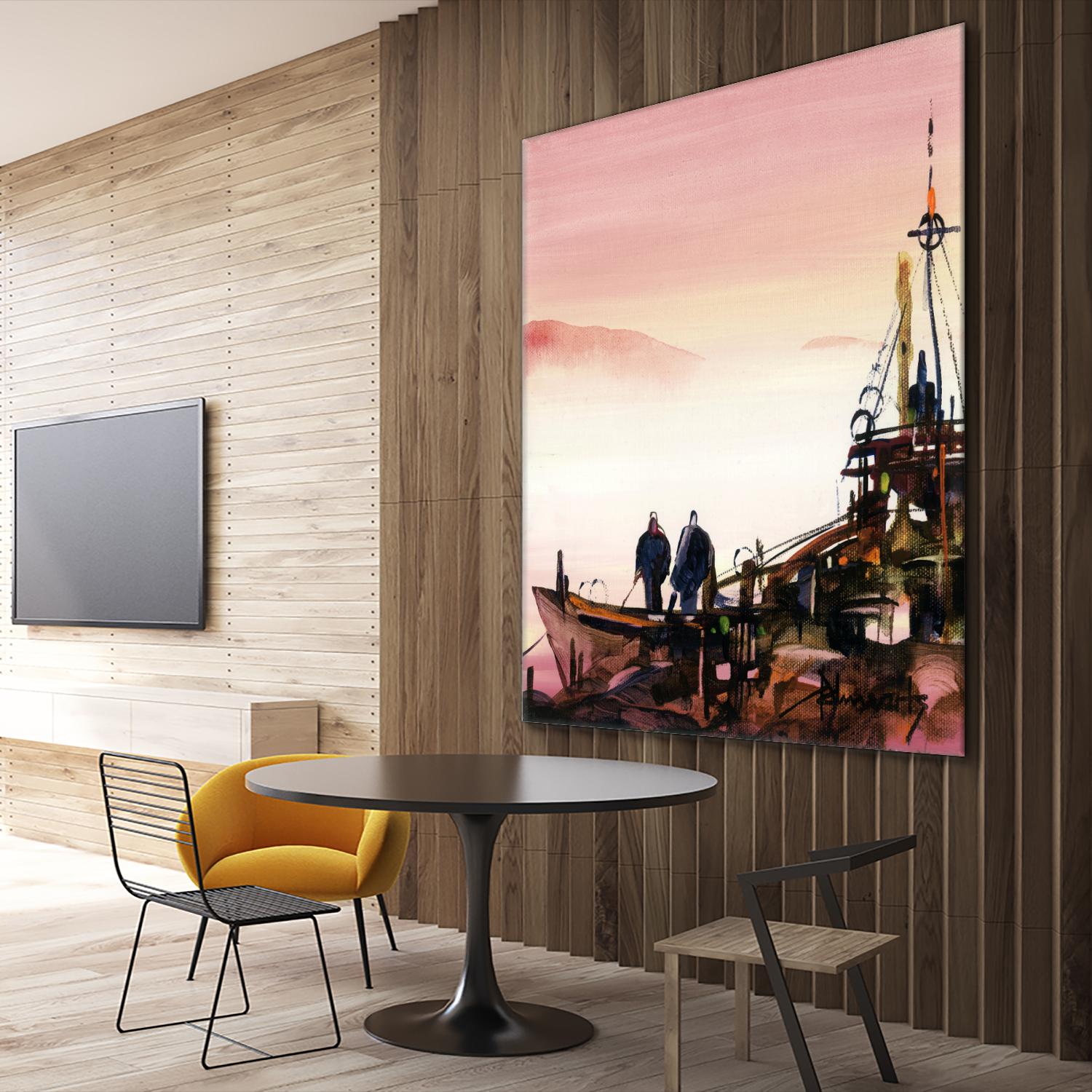 L'espoir by Roland Palmaerts on GIANT ART - brown nautical