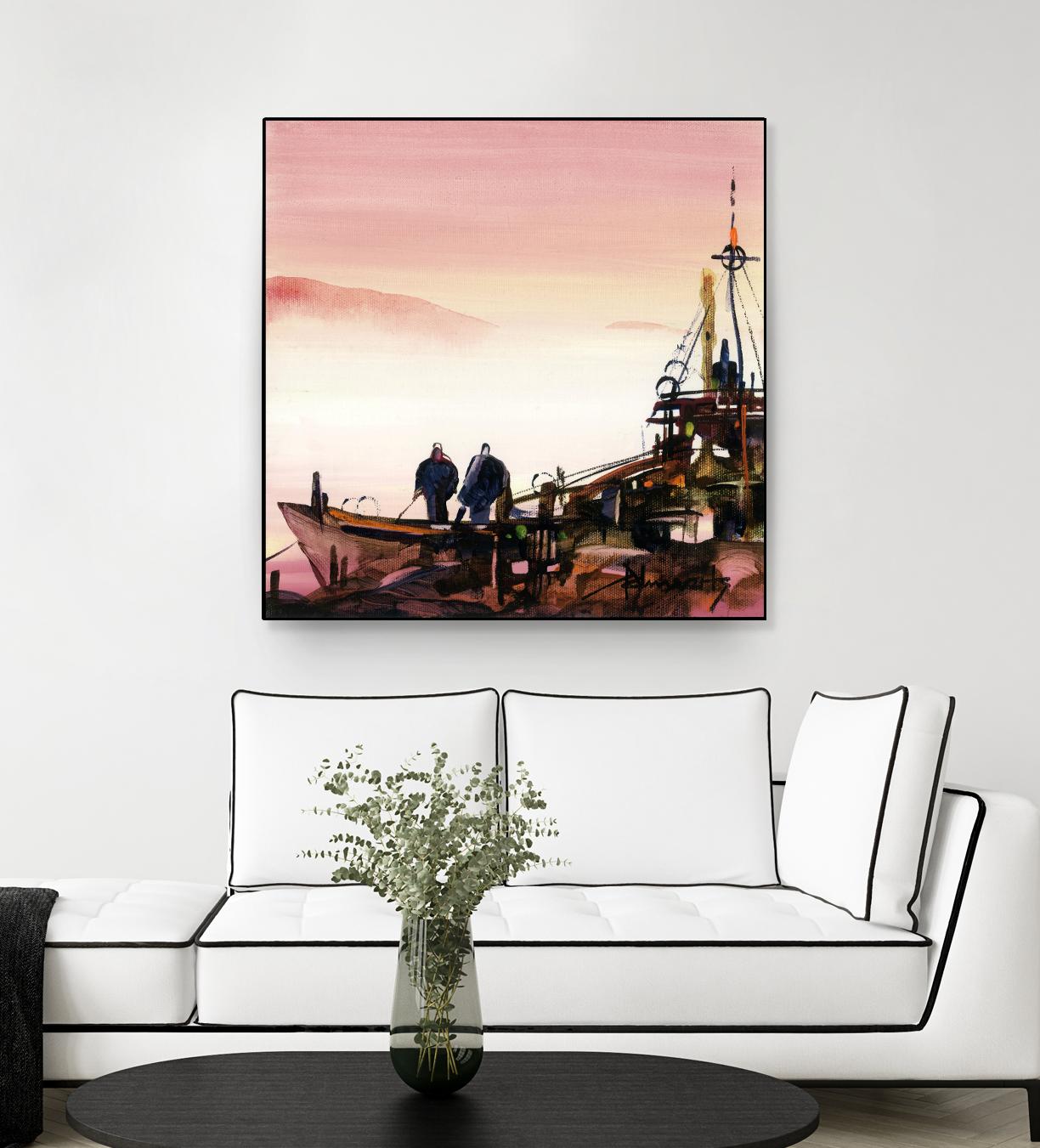 L'espoir by Roland Palmaerts on GIANT ART - brown nautical