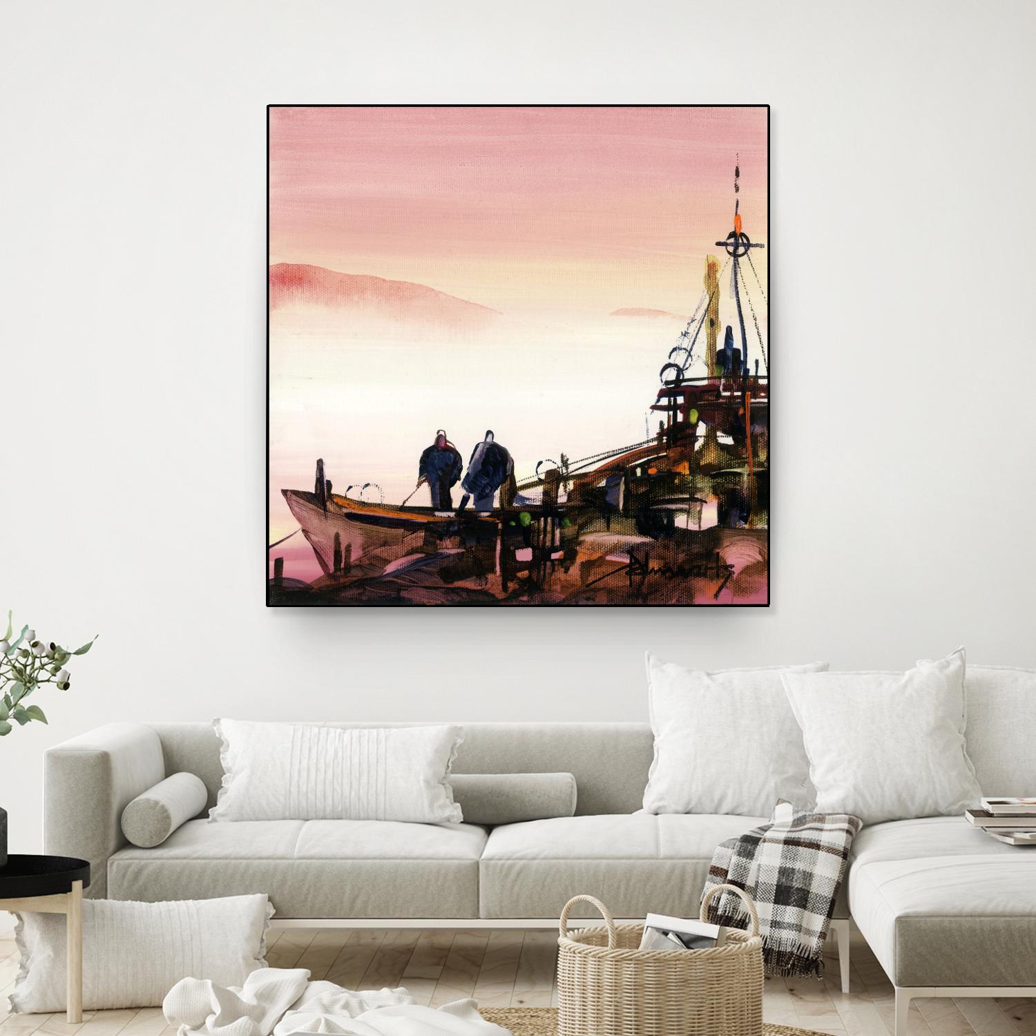 L'espoir by Roland Palmaerts on GIANT ART - brown nautical