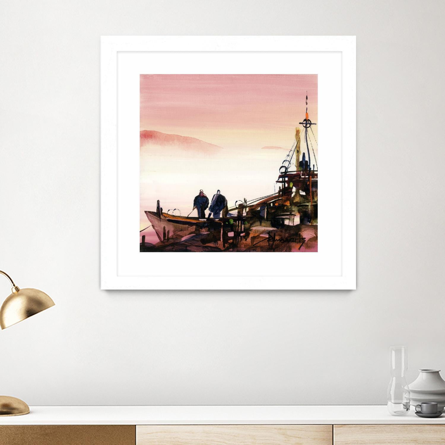 L'espoir by Roland Palmaerts on GIANT ART - brown nautical