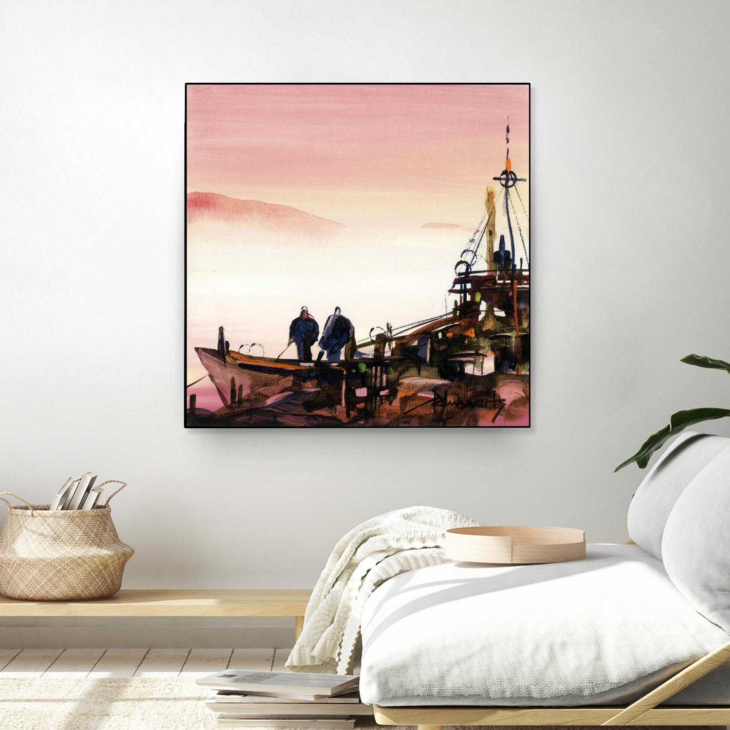 L'espoir by Roland Palmaerts on GIANT ART - brown nautical