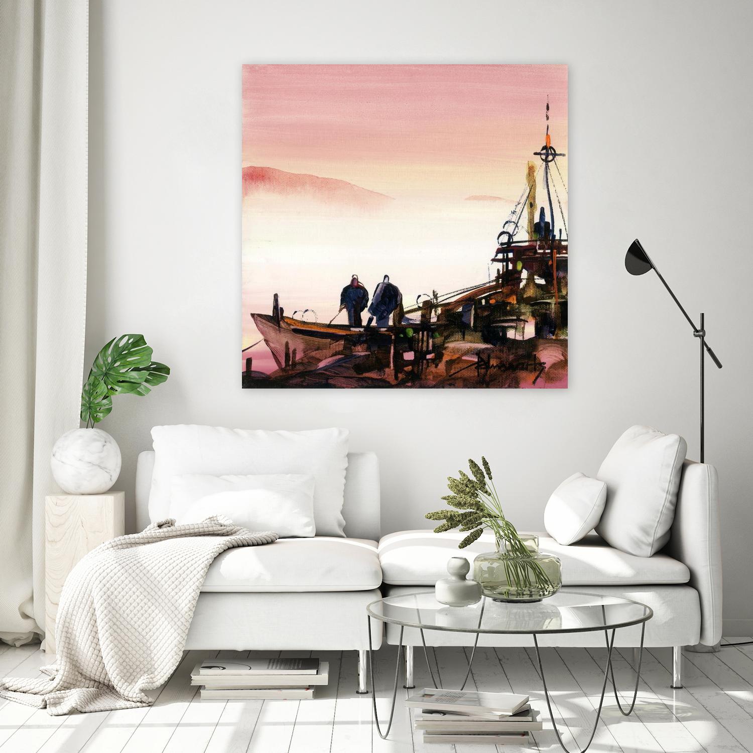 L'espoir by Roland Palmaerts on GIANT ART - brown nautical