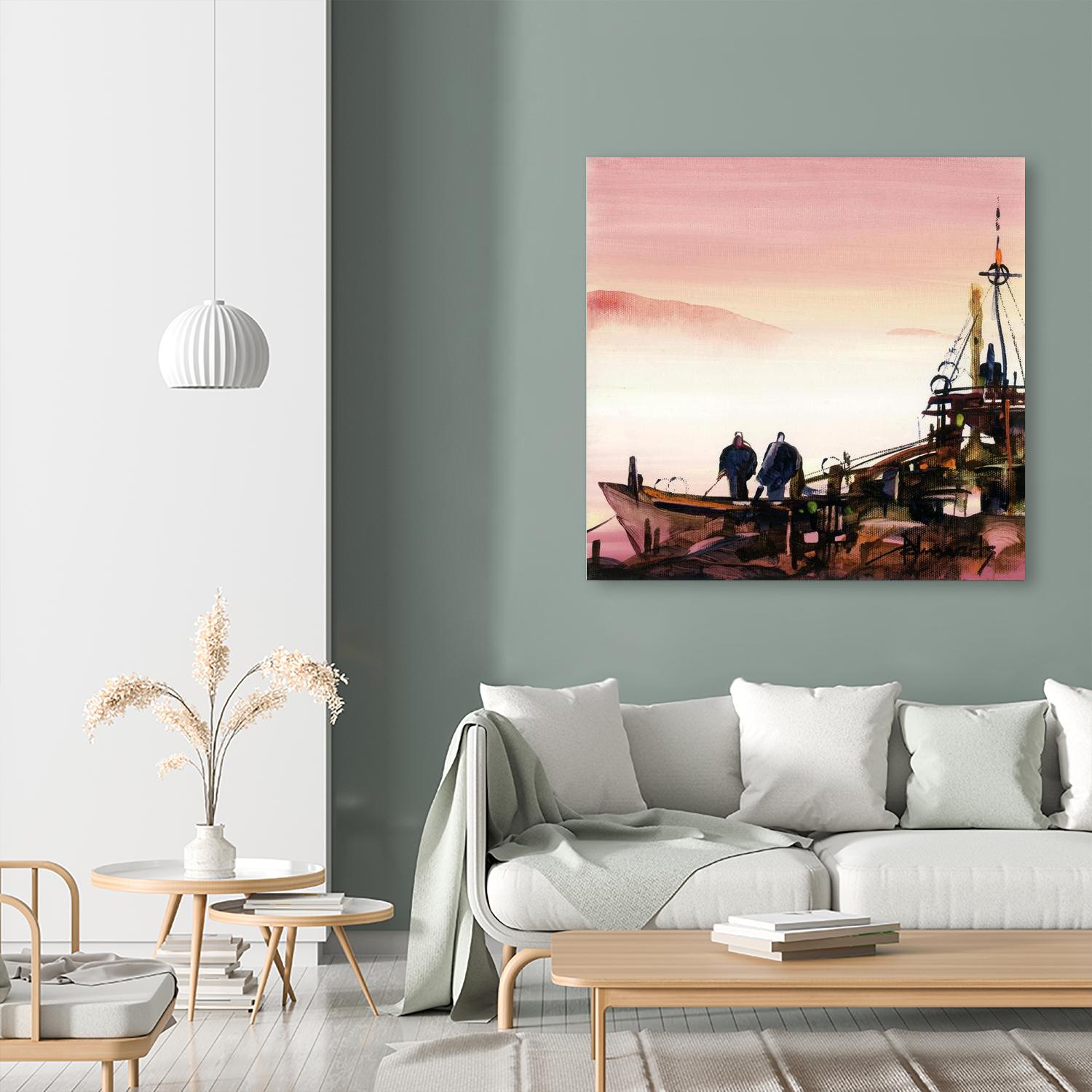 L'espoir by Roland Palmaerts on GIANT ART - brown nautical