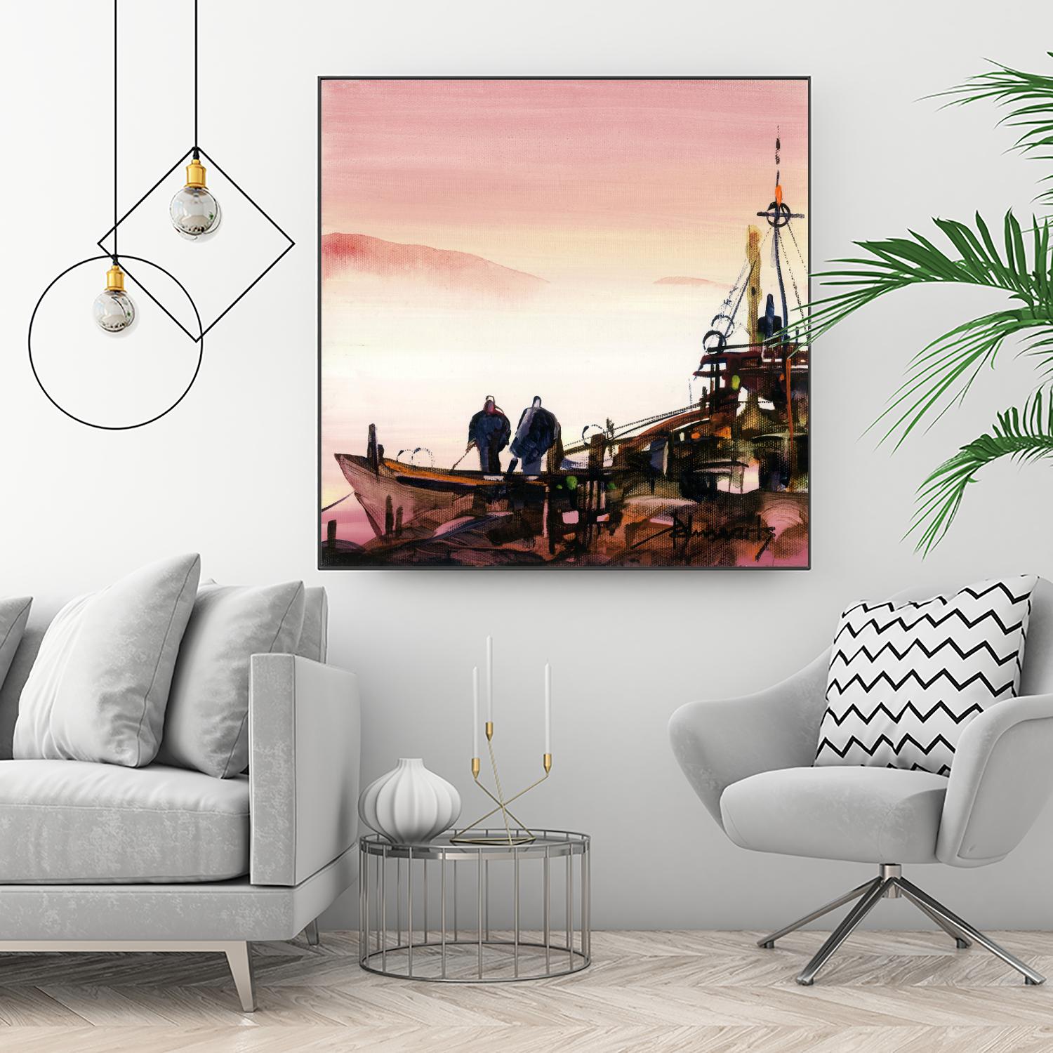 L'espoir by Roland Palmaerts on GIANT ART - brown nautical