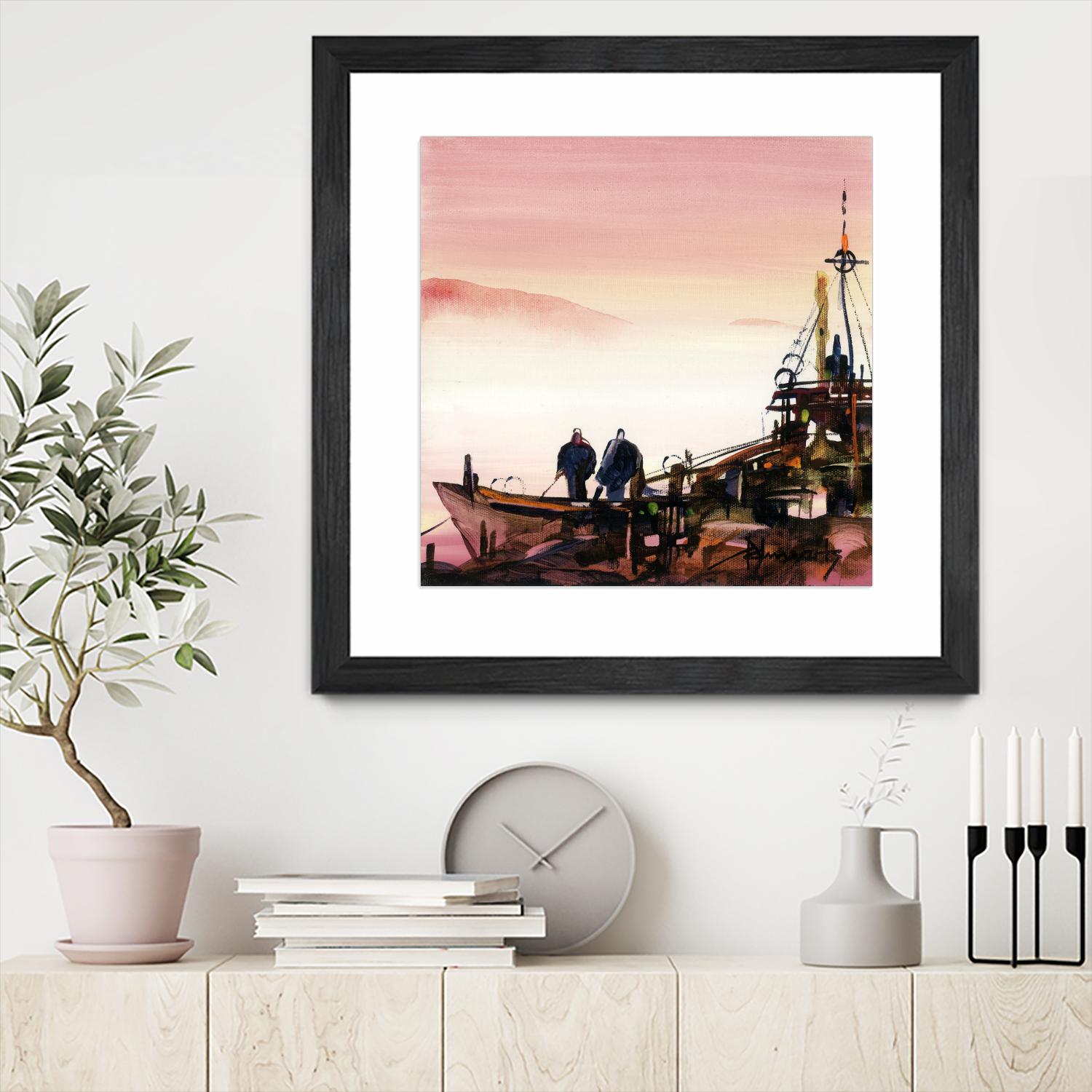 L'espoir by Roland Palmaerts on GIANT ART - brown nautical