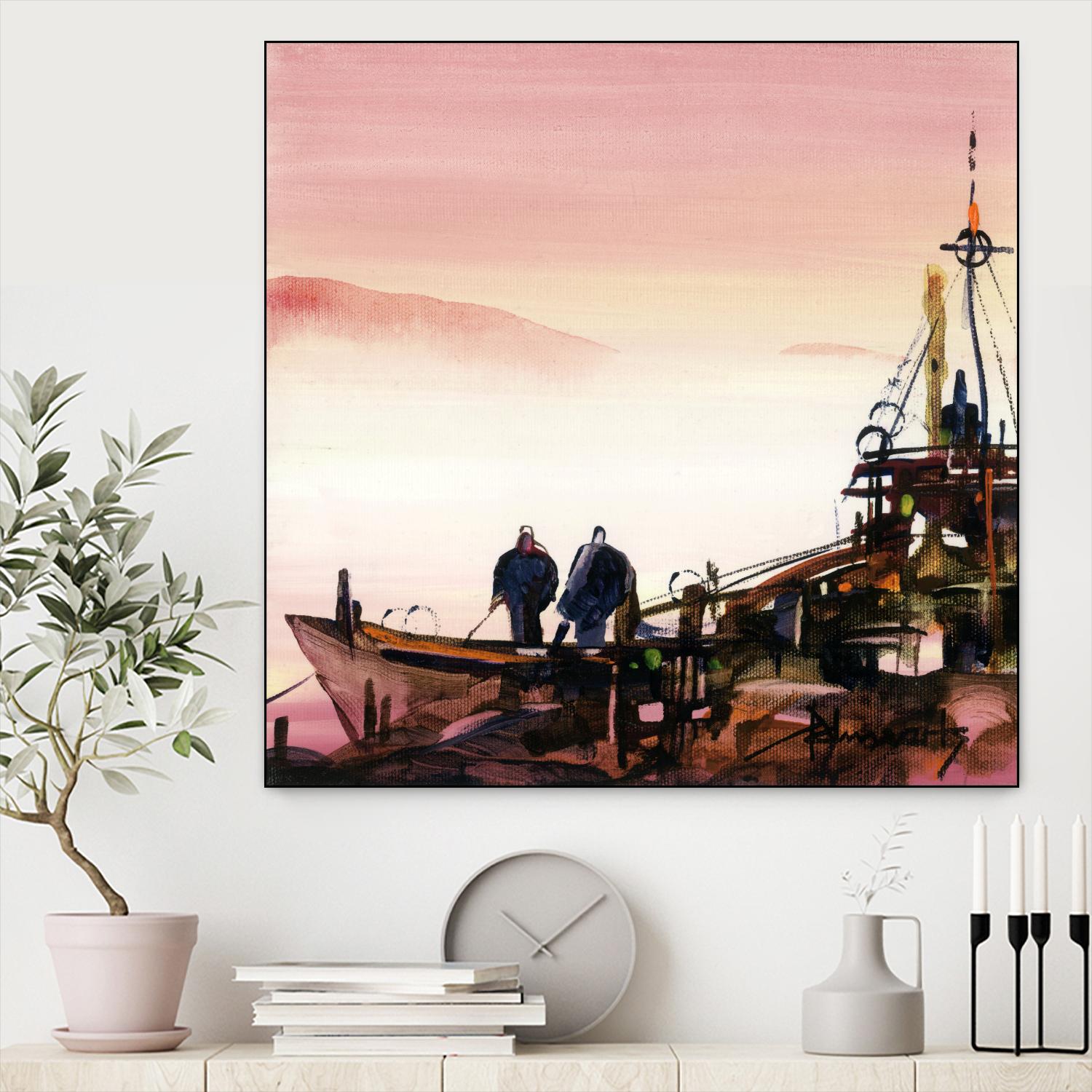 L'espoir by Roland Palmaerts on GIANT ART - brown nautical