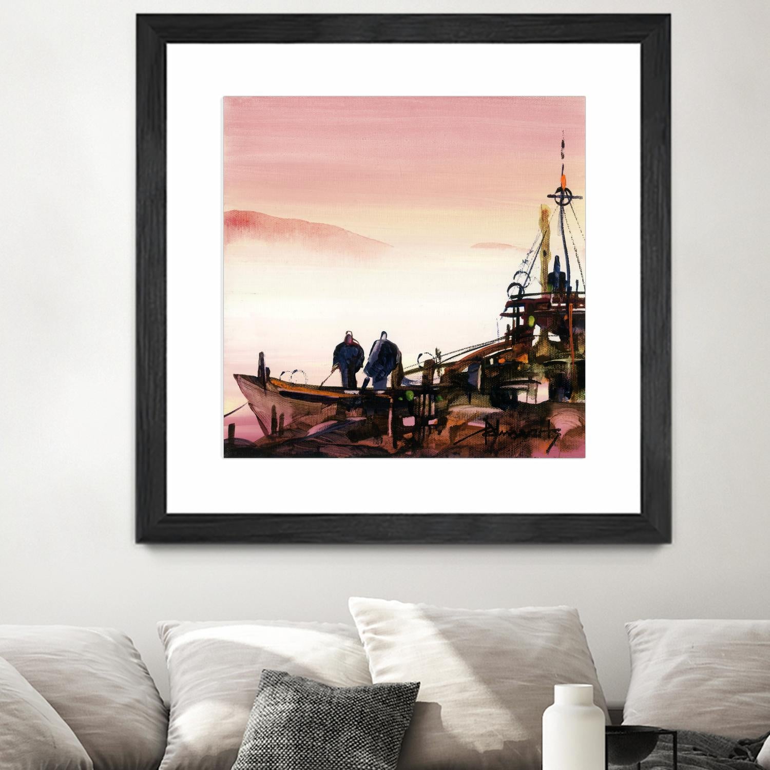 L'espoir by Roland Palmaerts on GIANT ART - brown nautical