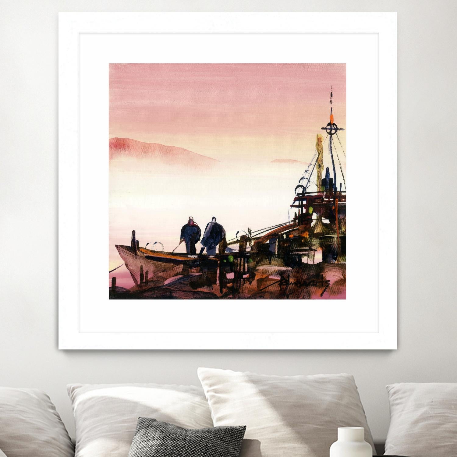 L'espoir by Roland Palmaerts on GIANT ART - brown nautical