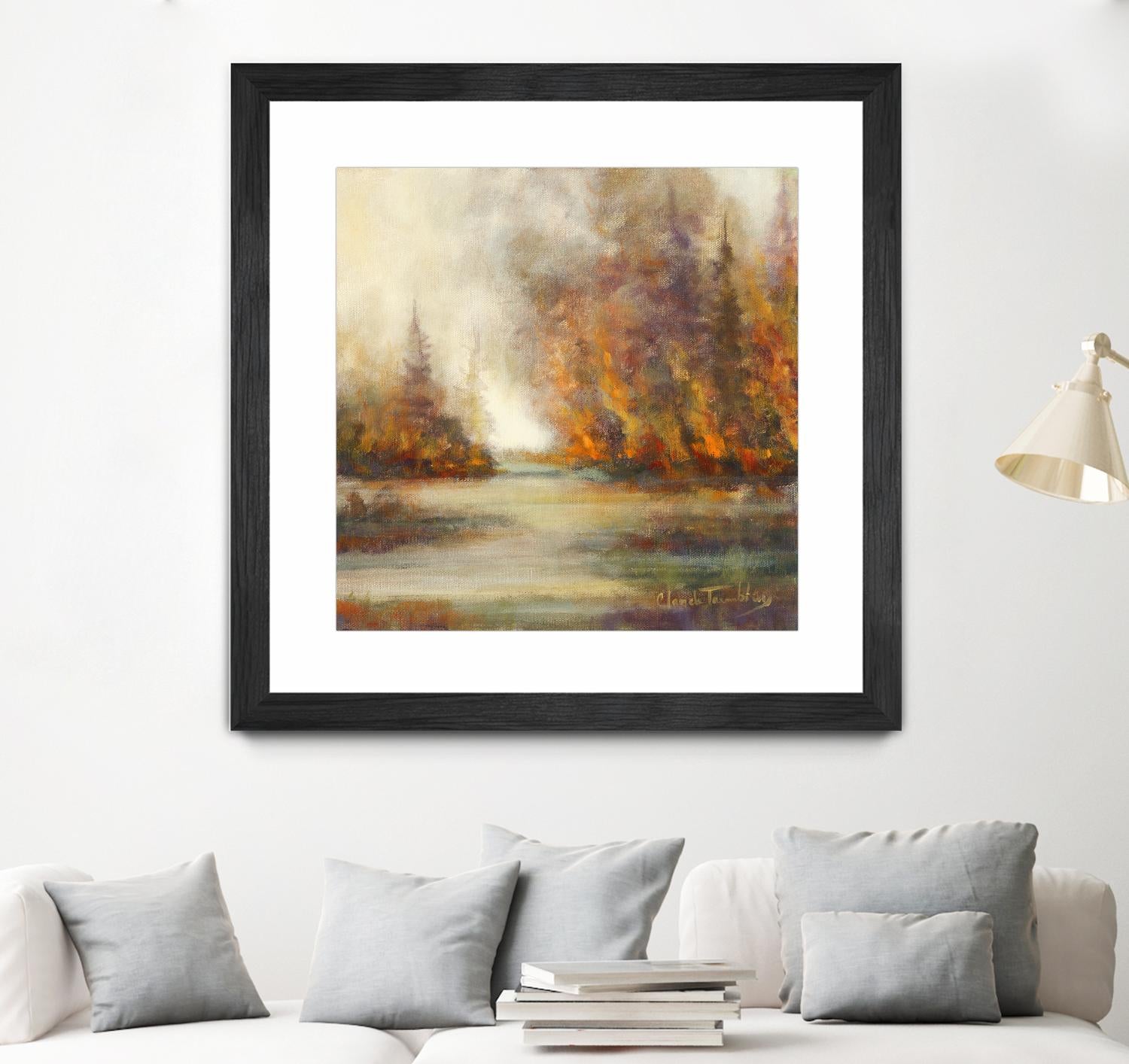 Un temps pour chaque chose by Claude Tremblay on GIANT ART - purple trees