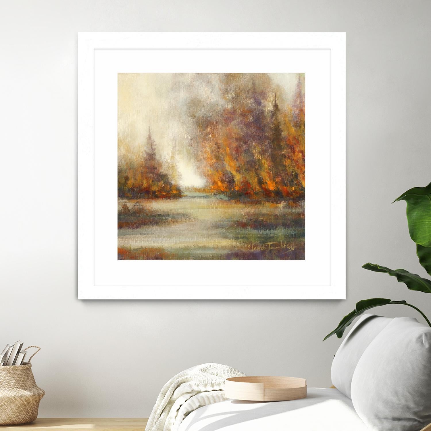 Un temps pour chaque chose by Claude Tremblay on GIANT ART - purple trees