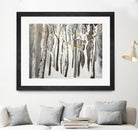 La forêt blanche by Kathleen Cloutier on GIANT ART - yellow trees artistes du québec