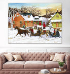 Premier arrivé by Nicole Laporte on GIANT ART - red winter scenes