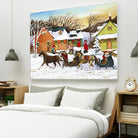 Premier arrivé by Nicole Laporte on GIANT ART - red winter scenes