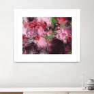 Pink Flowers by Doris Savard on GIANT ART - red abstract