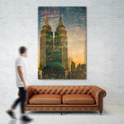 City building II by Jean-François Dupuis on GIANT ART - grey city scene