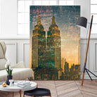 City building II by Jean-François Dupuis on GIANT ART - grey city scene