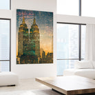 City building II by Jean-François Dupuis on GIANT ART - grey city scene