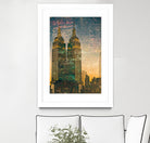 City building II by Jean-François Dupuis on GIANT ART - grey city scene