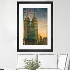 City building II by Jean-François Dupuis on GIANT ART - grey city scene