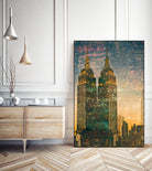 City building II by Jean-François Dupuis on GIANT ART - grey city scene