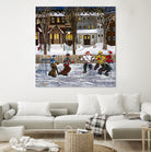 Sans titre by Nicole Laporte on GIANT ART - red winter scenes