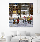Sans titre by Nicole Laporte on GIANT ART - red winter scenes