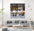 Sans titre by Nicole Laporte on GIANT ART - red winter scenes