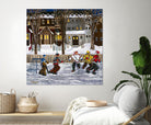 Sans titre by Nicole Laporte on GIANT ART - red winter scenes