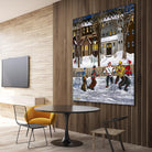 Sans titre by Nicole Laporte on GIANT ART - red winter scenes