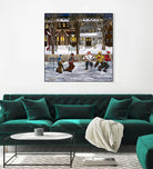 Sans titre by Nicole Laporte on GIANT ART - red winter scenes