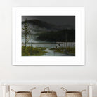 Le lac vaseau by Yvon Lemieux on GIANT ART - green landscape