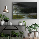 Le lac vaseau by Yvon Lemieux on GIANT ART - green landscape