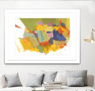 Abstraction 1 by Diane Lambin on GIANT ART - yellow abstract québécois