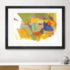 Abstraction 1 by Diane Lambin on GIANT ART - yellow abstract québécois