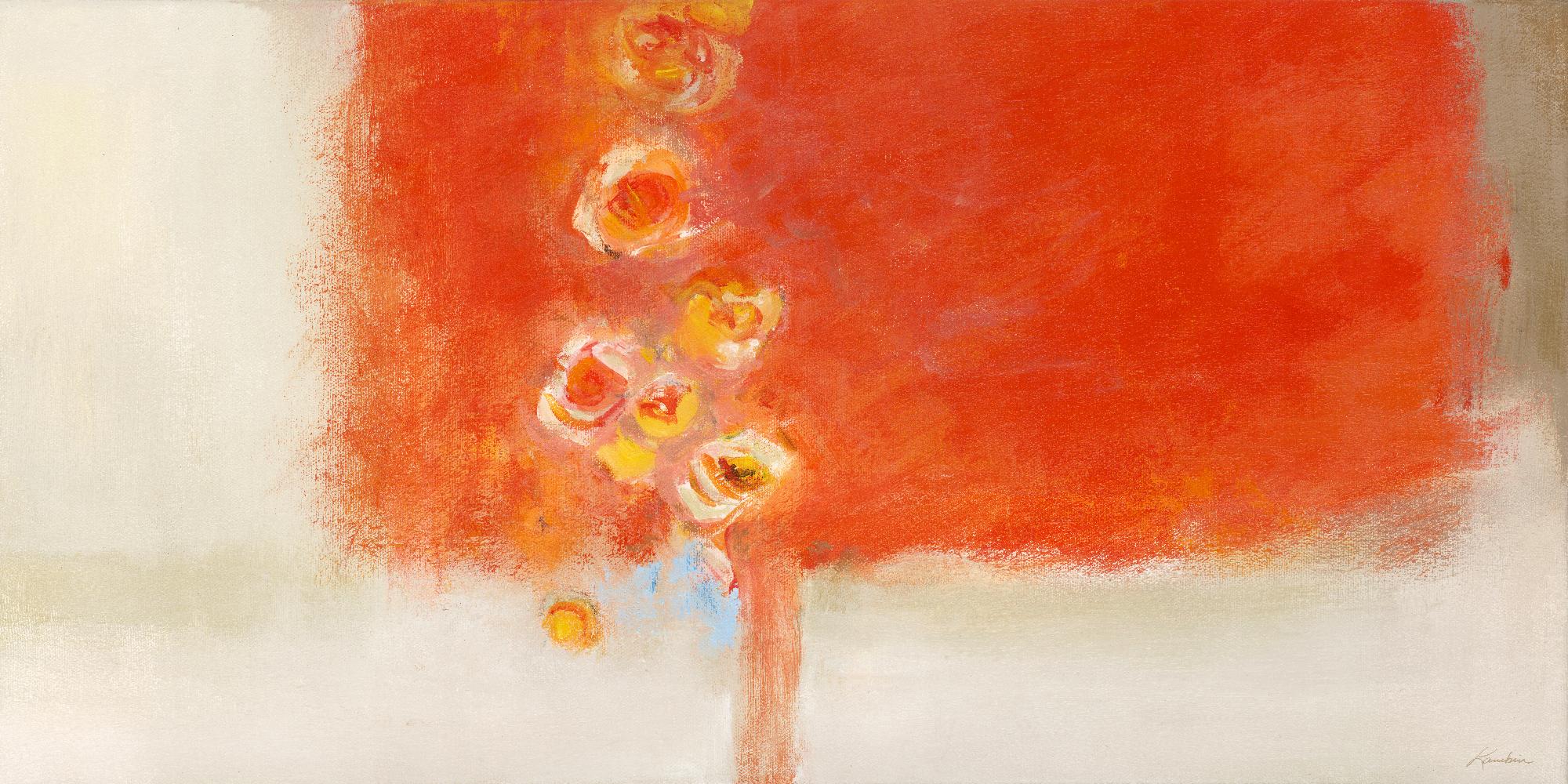 Eden 1 by Diane Lambin on GIANT ART - orange abstract