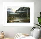 Départ pour la chasse by Yvon Lemieux on GIANT ART - green landscape