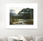 Départ pour la chasse by Yvon Lemieux on GIANT ART - green landscape