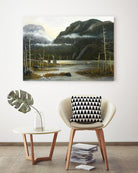 Départ pour la chasse by Yvon Lemieux on GIANT ART - green landscape