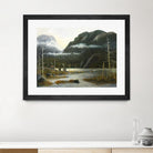 Départ pour la chasse by Yvon Lemieux on GIANT ART - green landscape