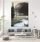 Marais du Nord by Yvon Lemieux on GIANT ART - brown landscape